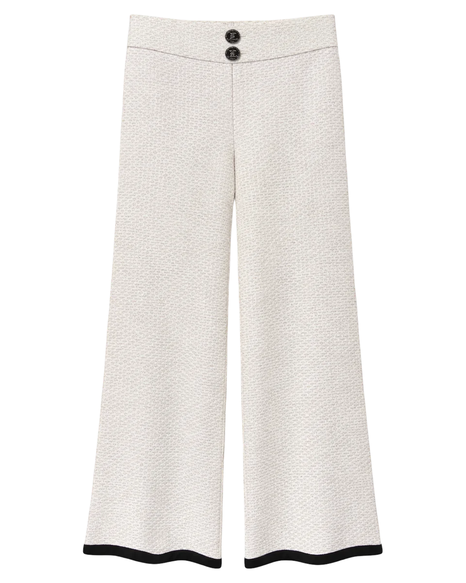 Trimmed Crochet Pant