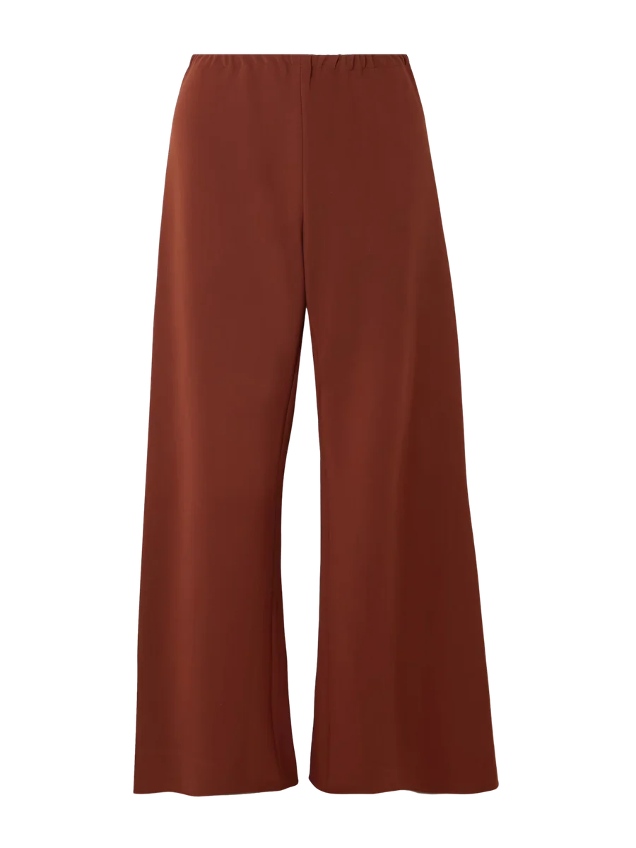 Colby Recycled Stretch-Crepe Wide-Leg Pants