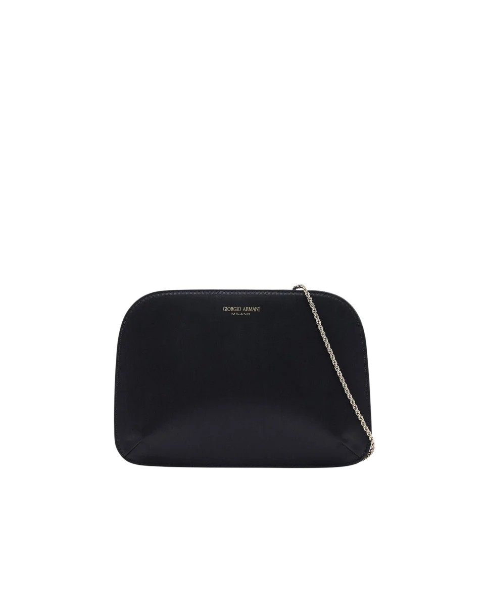 Satin La Prima Clutch Bag