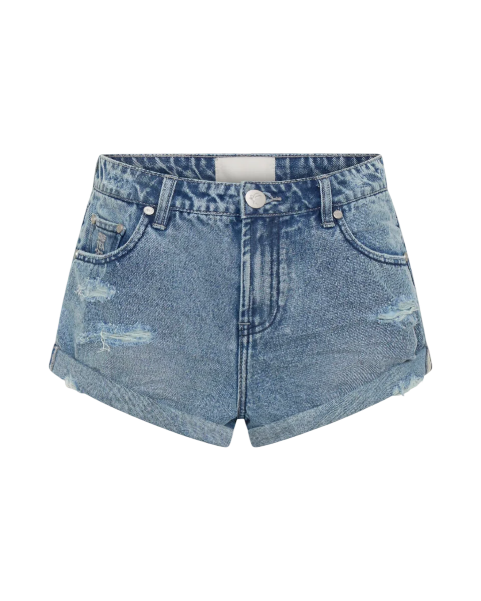 Messed Up Bandits Low Waist Denim Short
