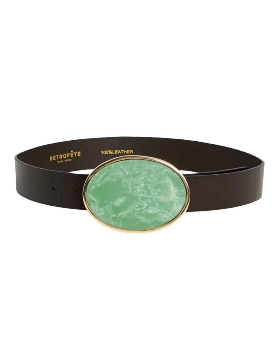 Dagmar High Waist Leather Belt