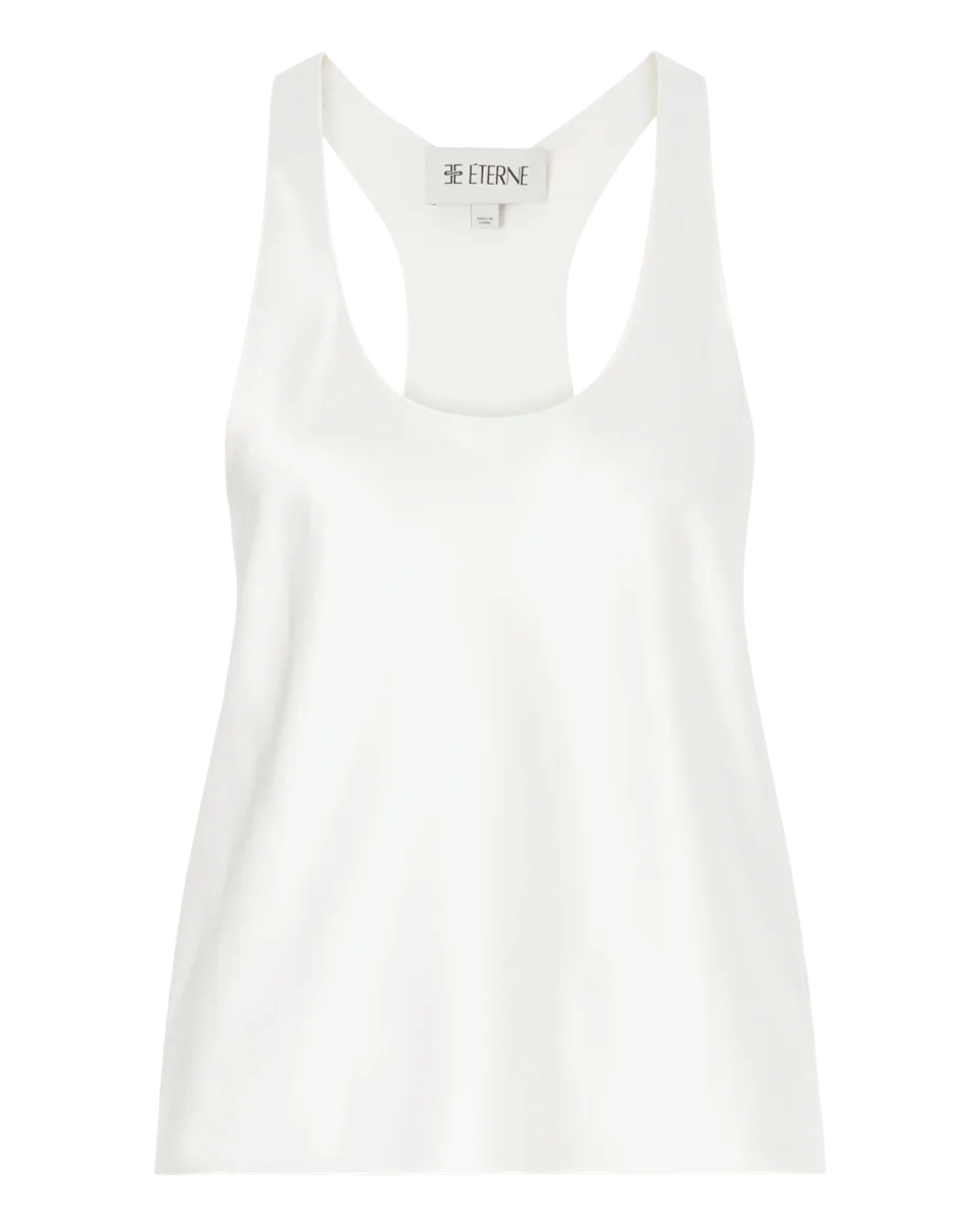 Hedi Silk-Blend Satin Tank