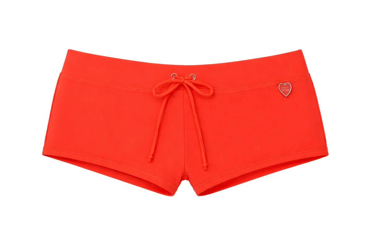 Smoothies Sidekick Boy Short Swim Bottom - Poppy
