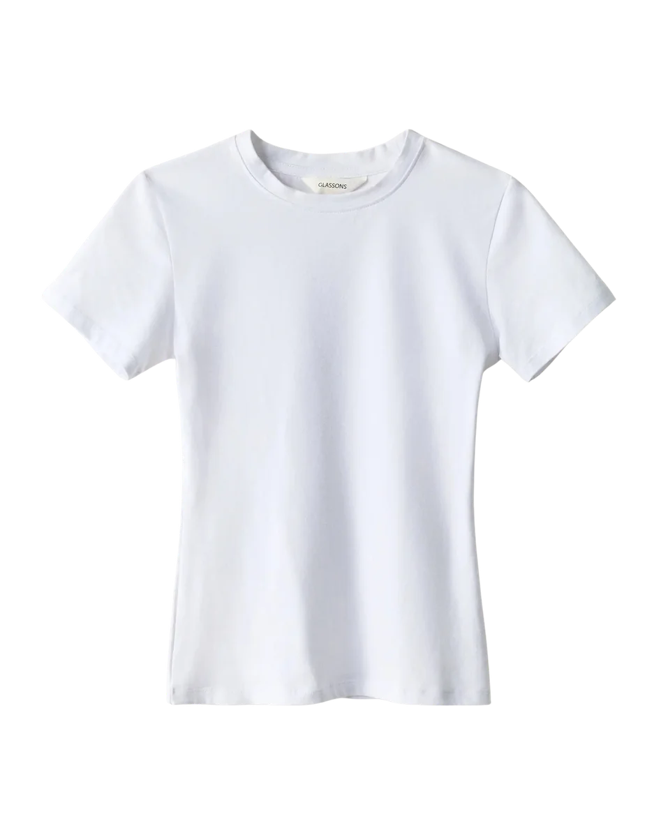 Stretch Cotton Longline Tee