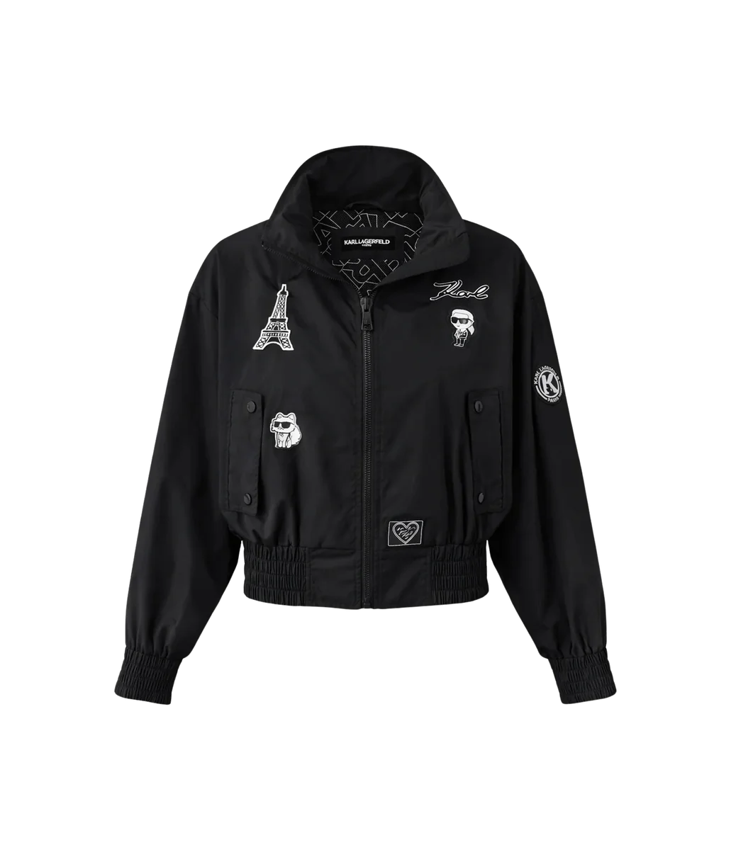 Patch Bomber Jacket