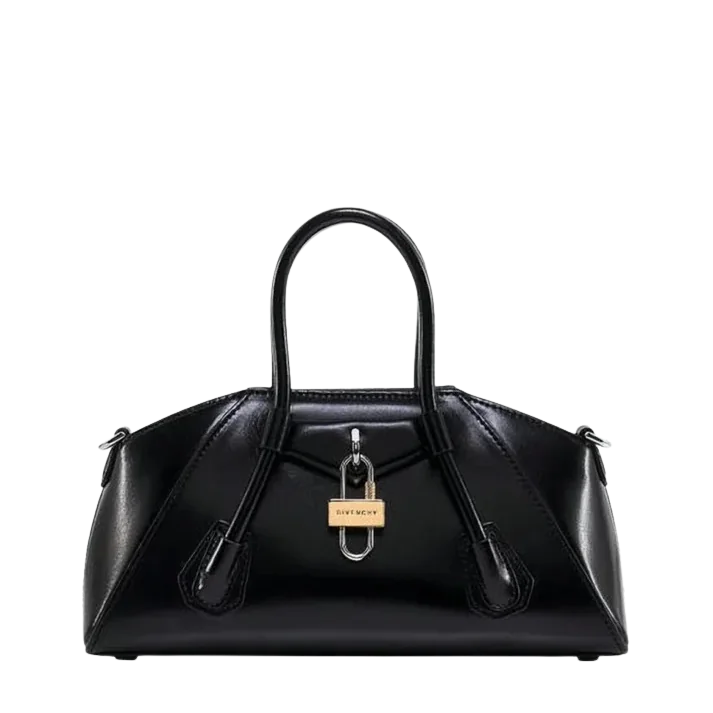 Givenchy Sleek Structured Tote Bag With Silver-Tone Lock Detail