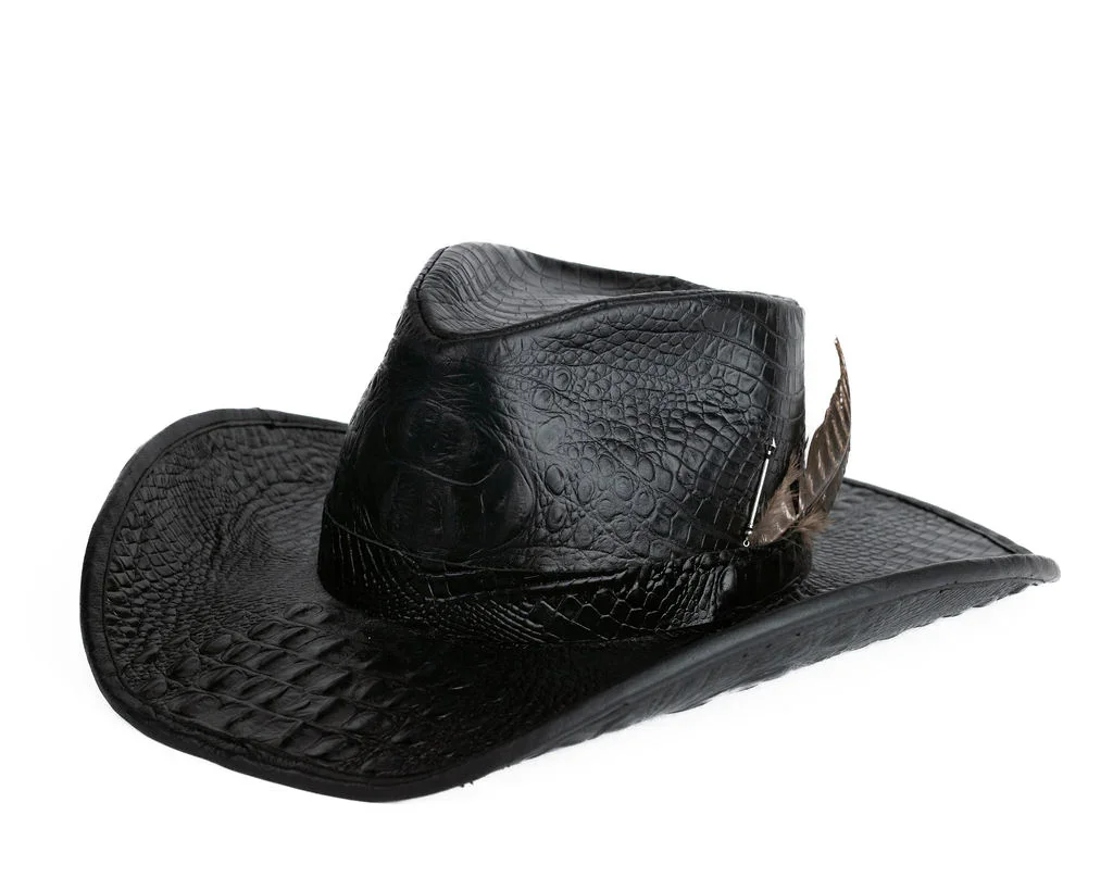 Teddy Swims Alligator Leather Grammys Hat