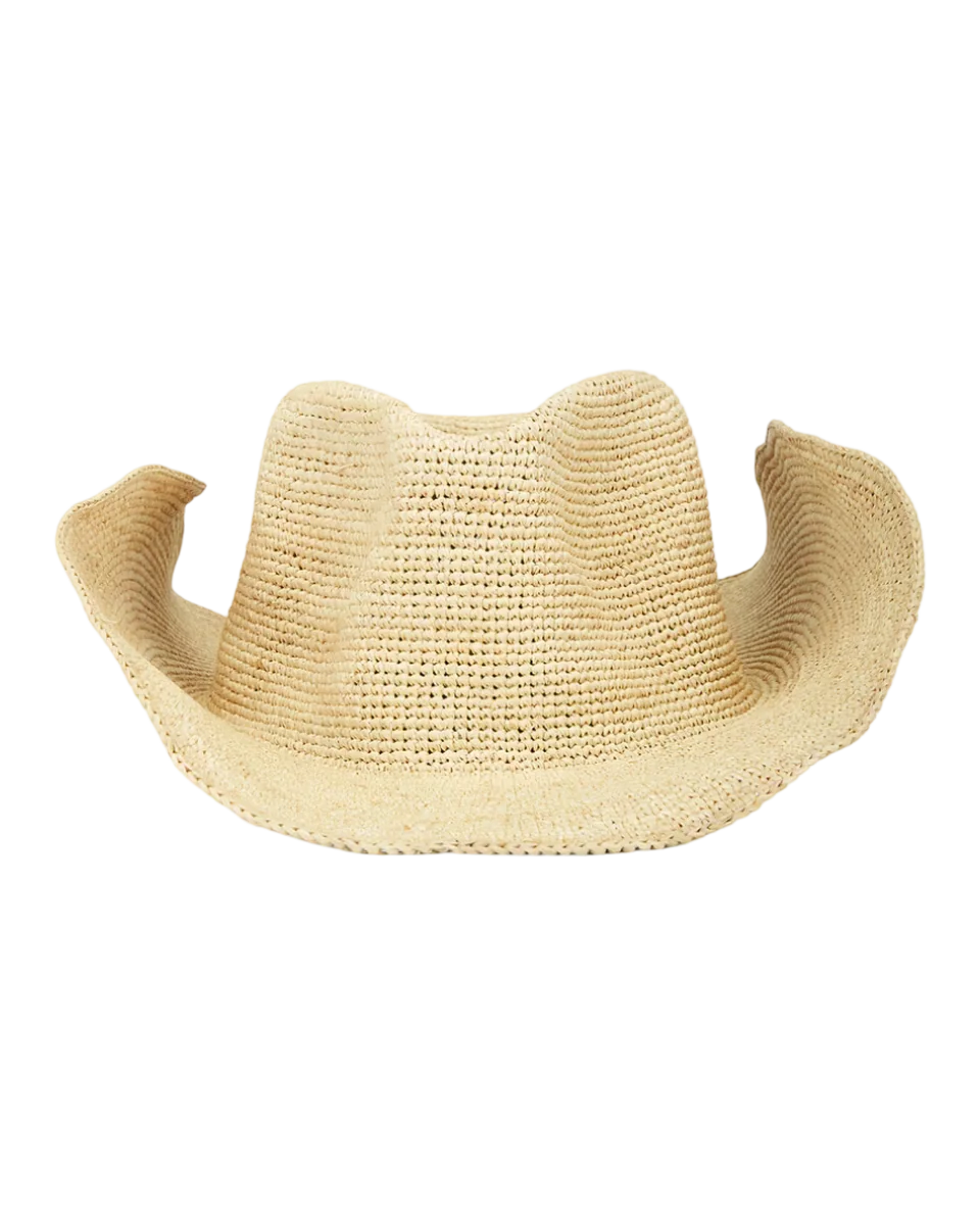 Cowboy Hat in Raffia