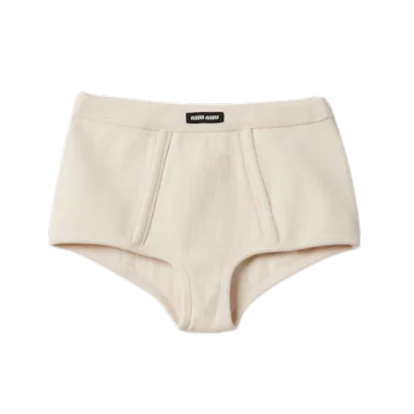 Garment-Dyed Ribbed Boxer Shorts