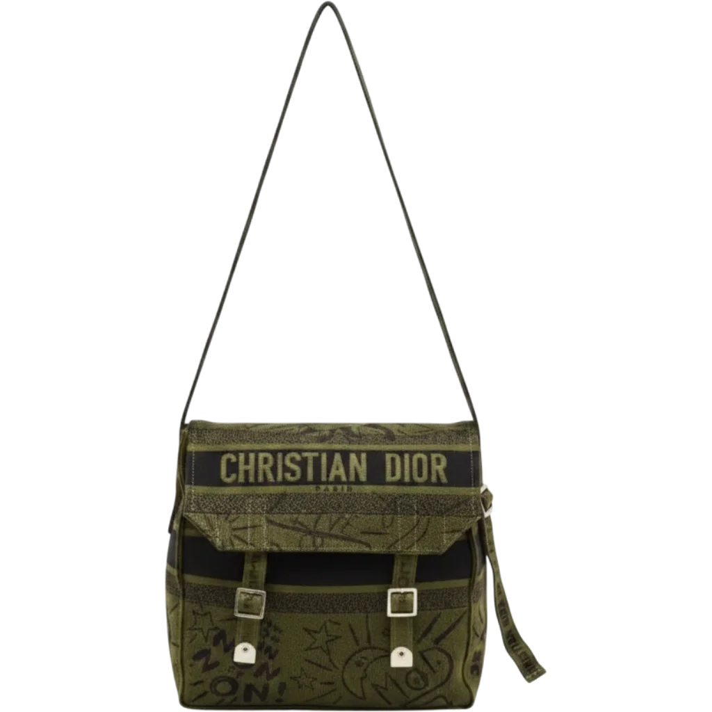 2018 Diorcamp Buckled Shoulder Bag