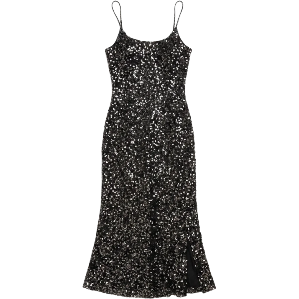 Coup De Foudre Runway Look 33 – Tristana Sequins Knitted Mermaid Long Dress