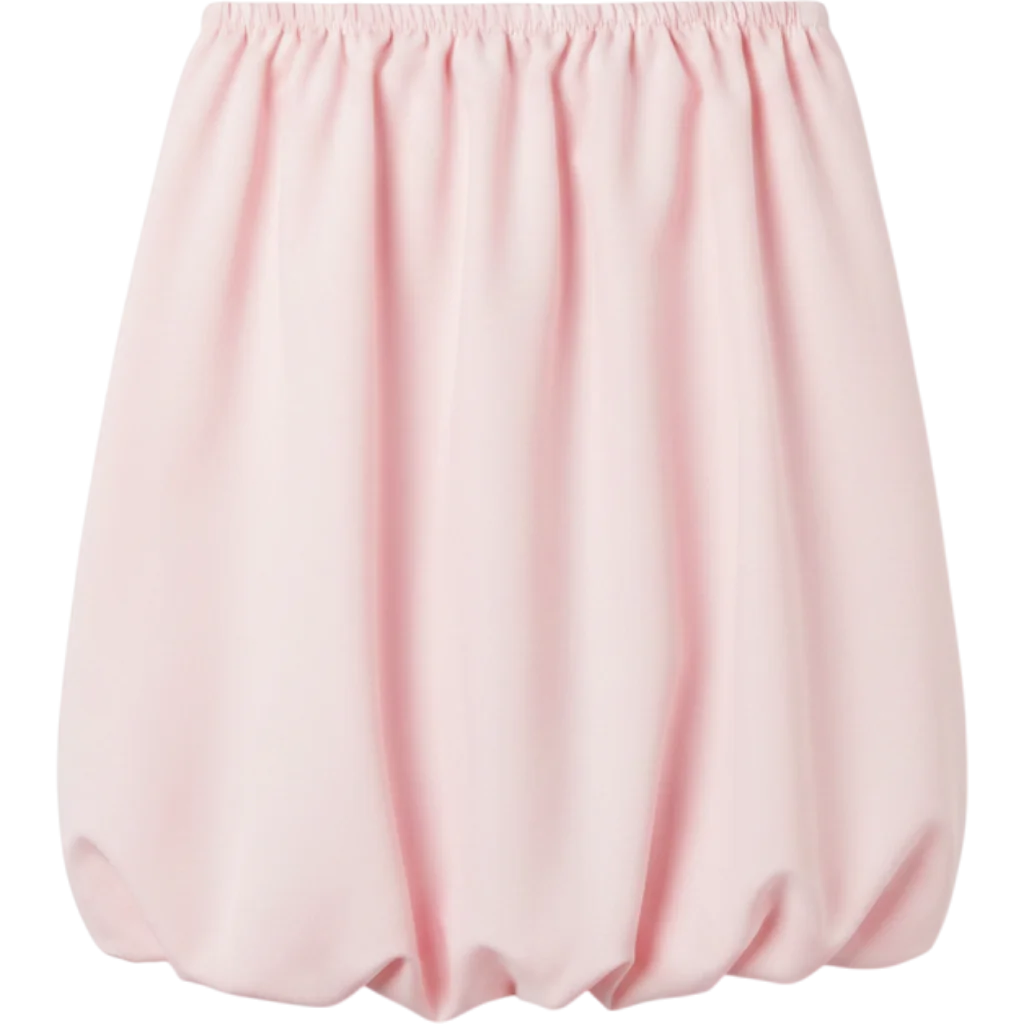 Strapless Bubble Hem Minidress