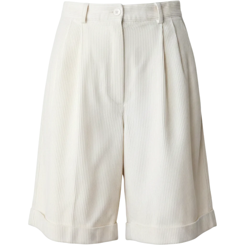 80s Corduroy High Waisted Bermuda Shorts By Her | Made In Canada