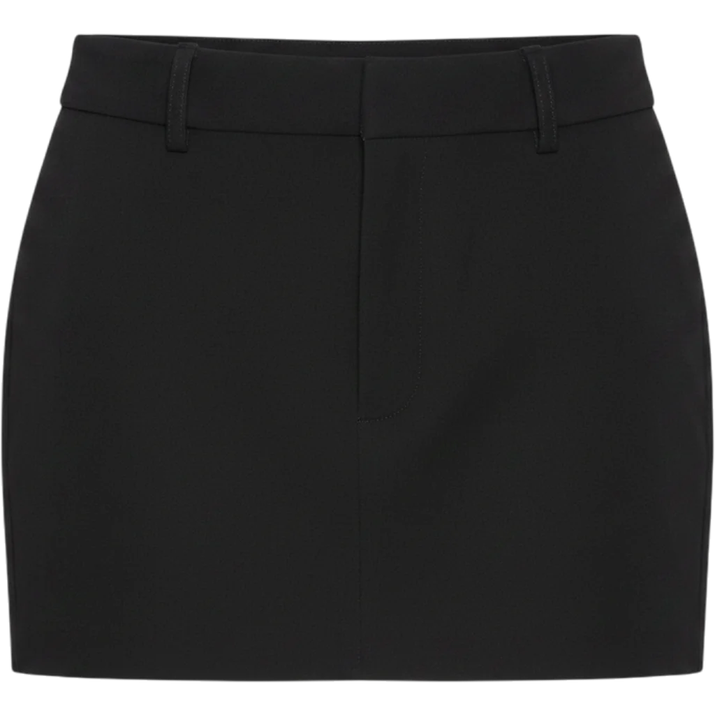 Recycled Twill Trouser Mini Skirt