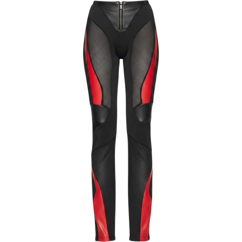 Moto Perforated Mesh Pants