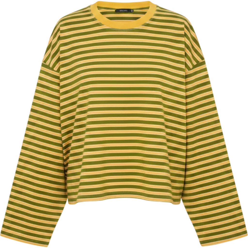 Striped Long Sleeve In Melon