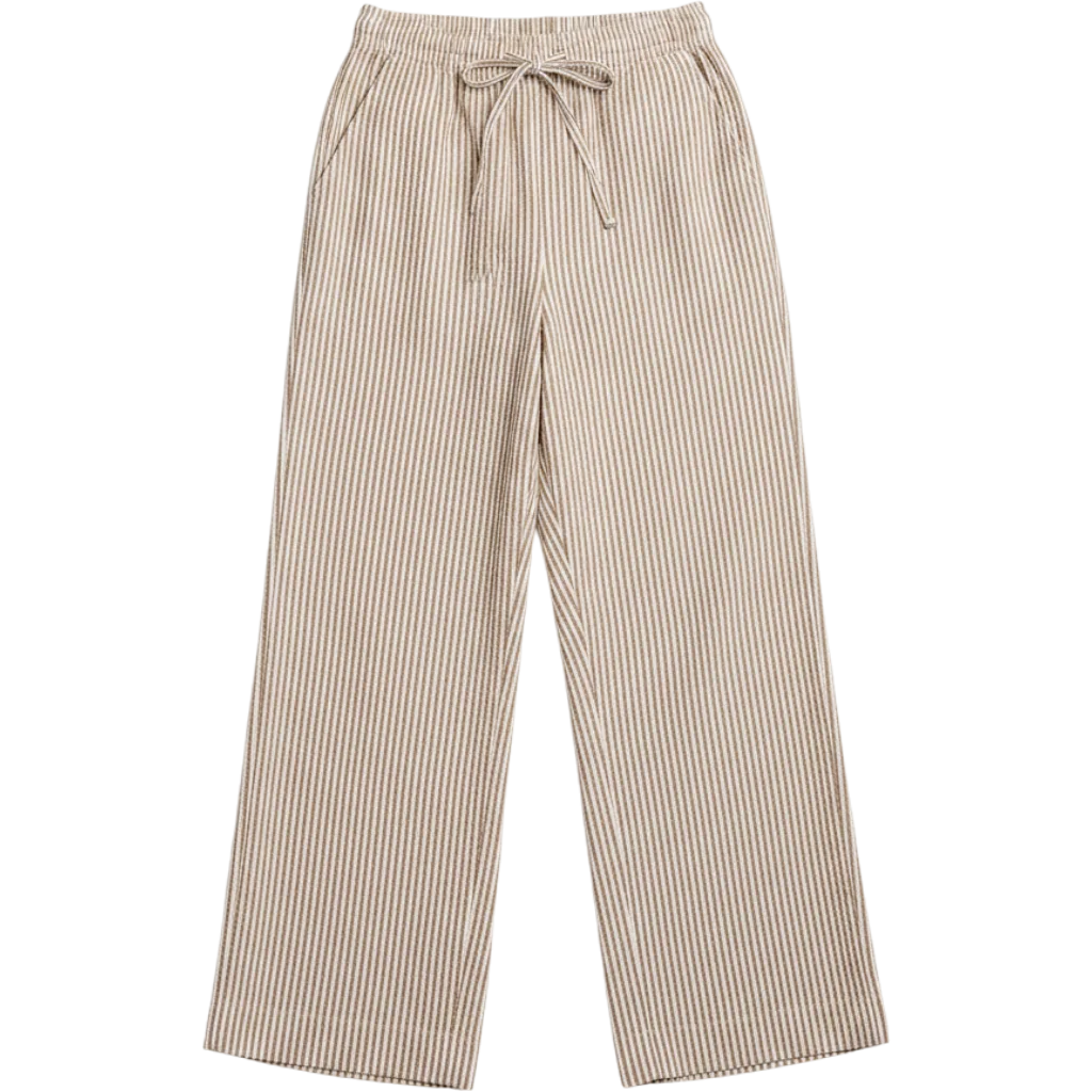 Josie Stripe Seersucker Drawstring Pants