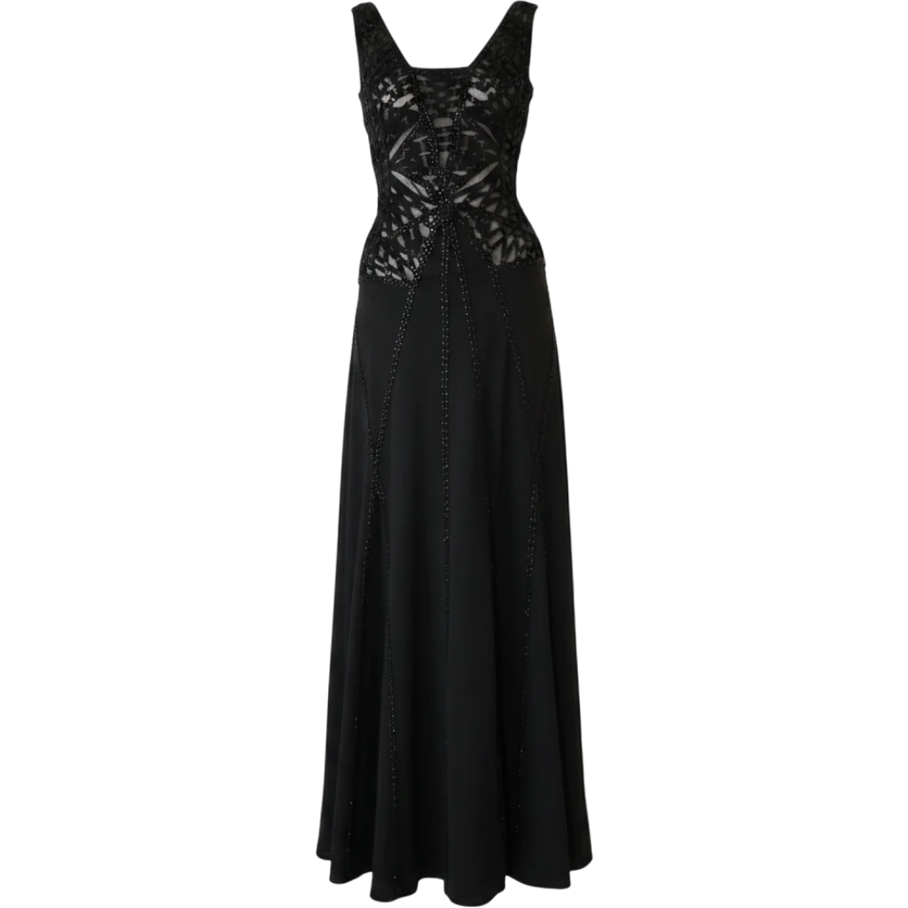 Authentic Herve Leger Sexy Gothic Corset Gown New Dress