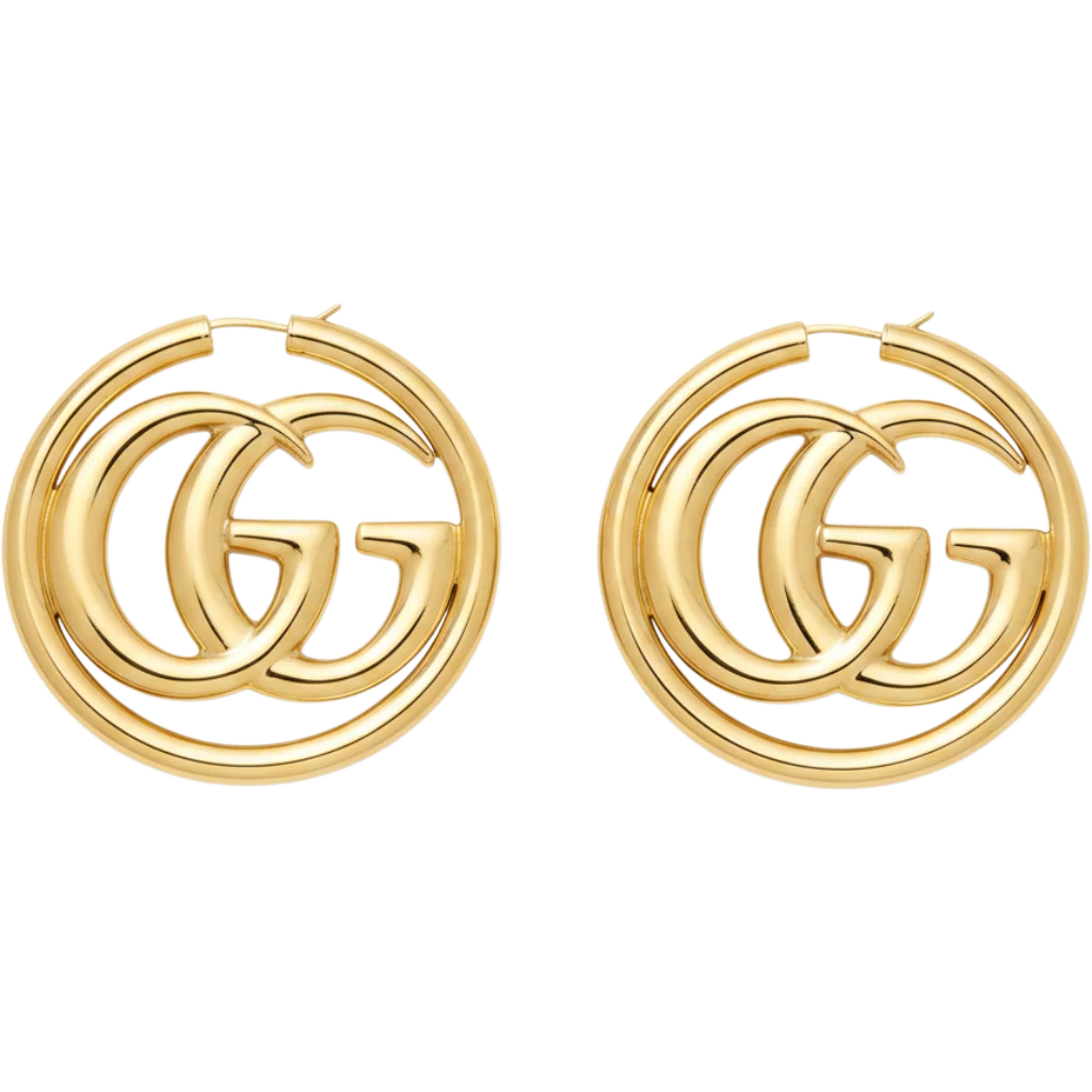 Gg Marmont Hoop Earrings