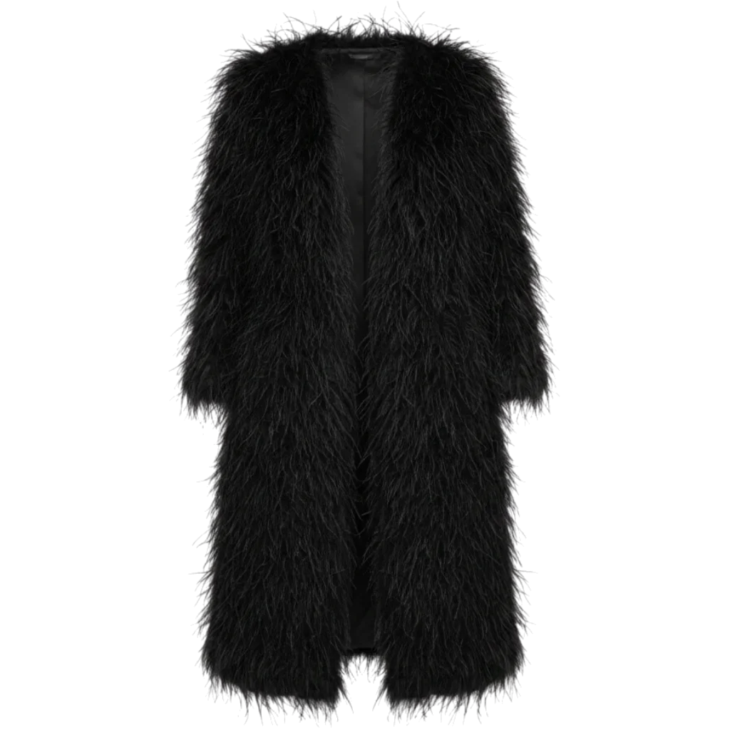 The Soiree Feather Coat